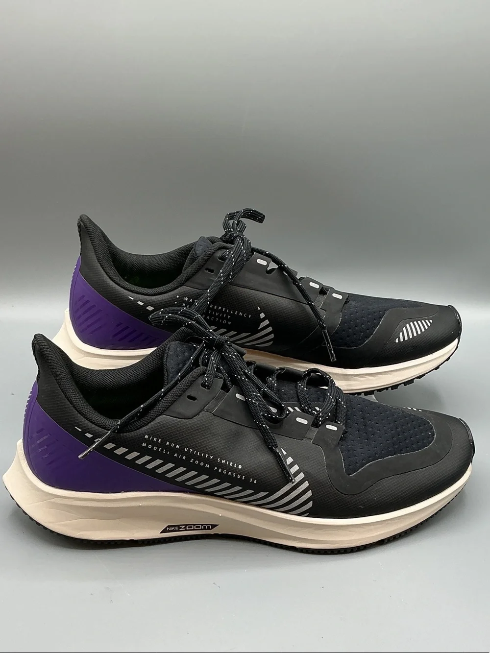 NIKE WOMEN'S PEGASUS 36 SHIELD RUNNING SHOES, SIZE 7.5